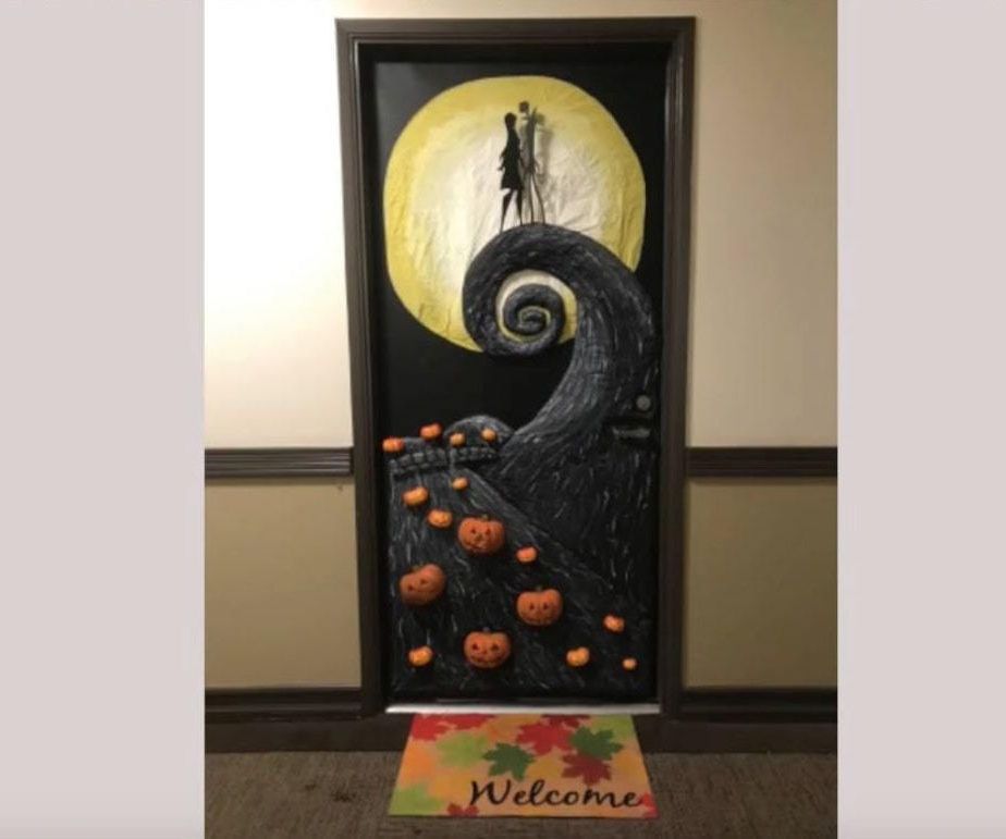 Nightmare Before Christmas Door Decoration