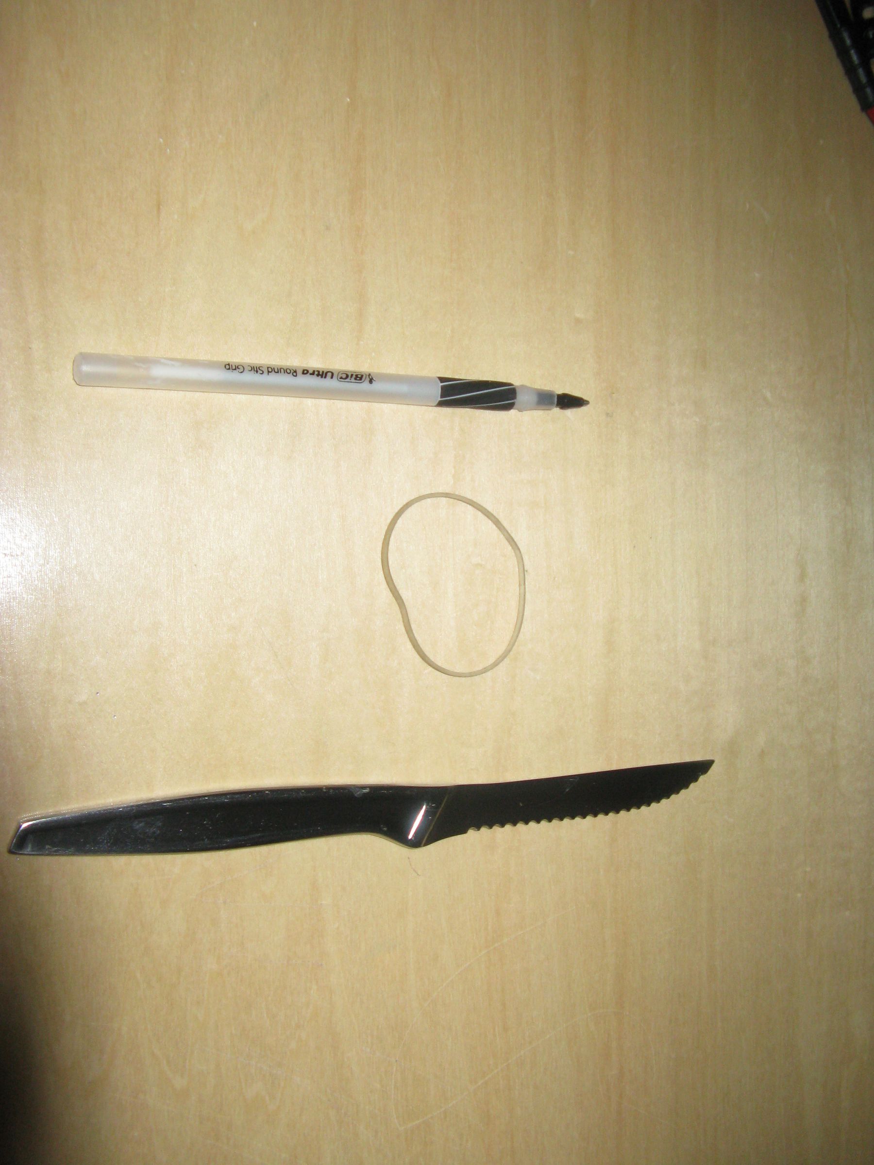 Clear BIC Pen Bow and Arrow 6 Steps Instructables