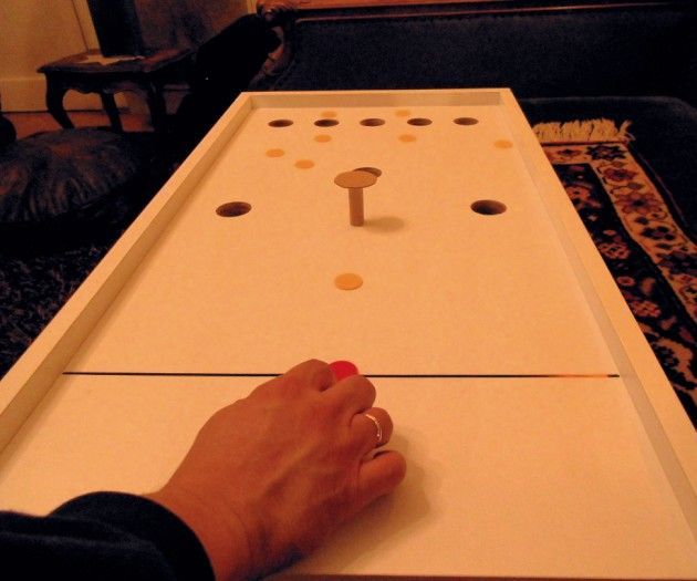 A Small REX, (or Bar Billiards) Game - Without Balls