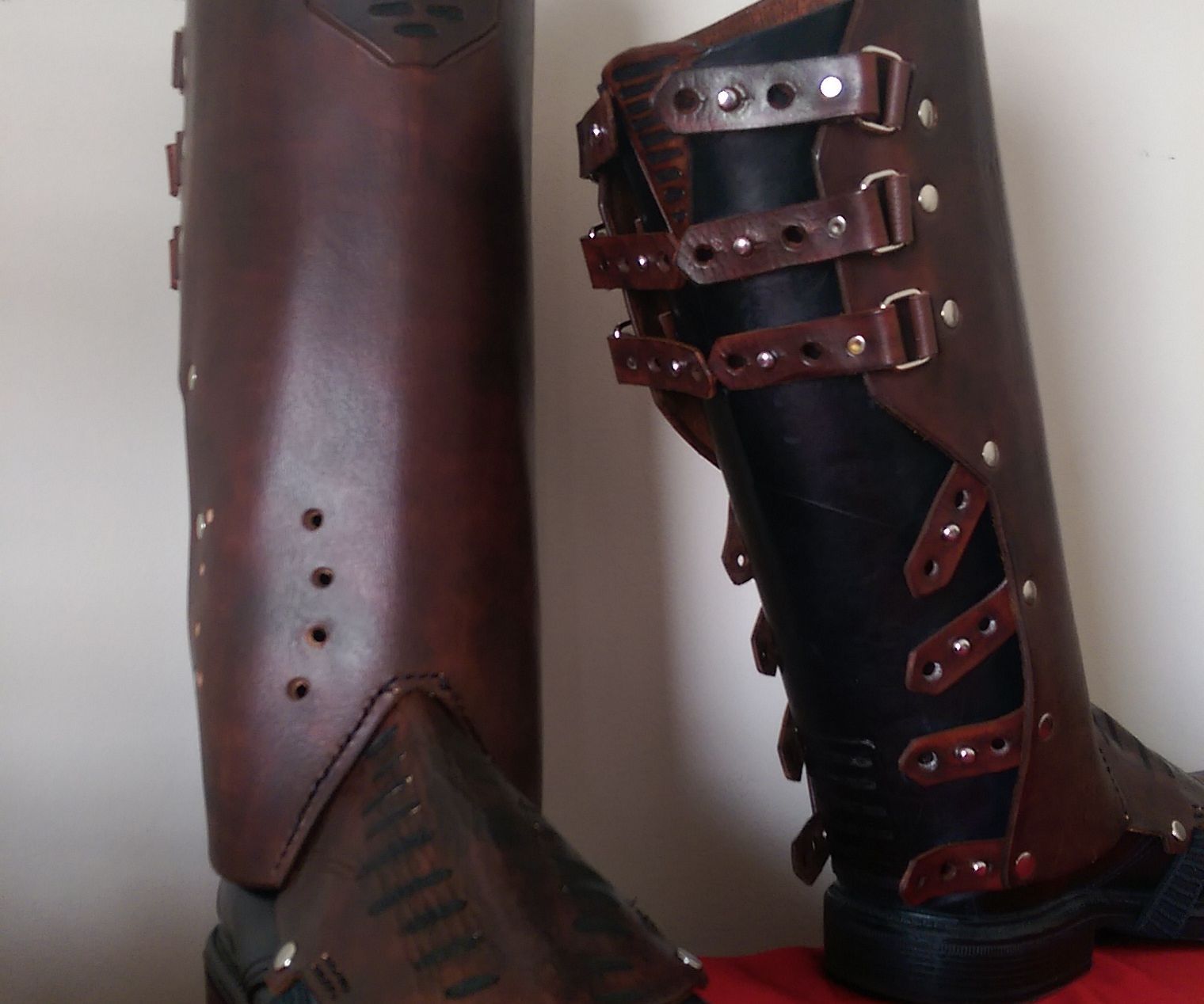 Leather Star Lord Boot Covers (Gaiters) Guardians of the Galaxy