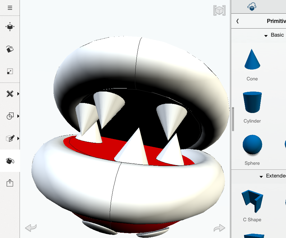 3D Printable Mario Sewer Pipe & Piranha Plant