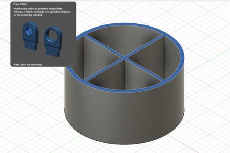 Extrude the Compartments