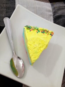 Rainbow Ice Cream Cake