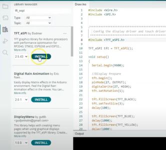 Displaying Graphics With TFT_eSPI Library