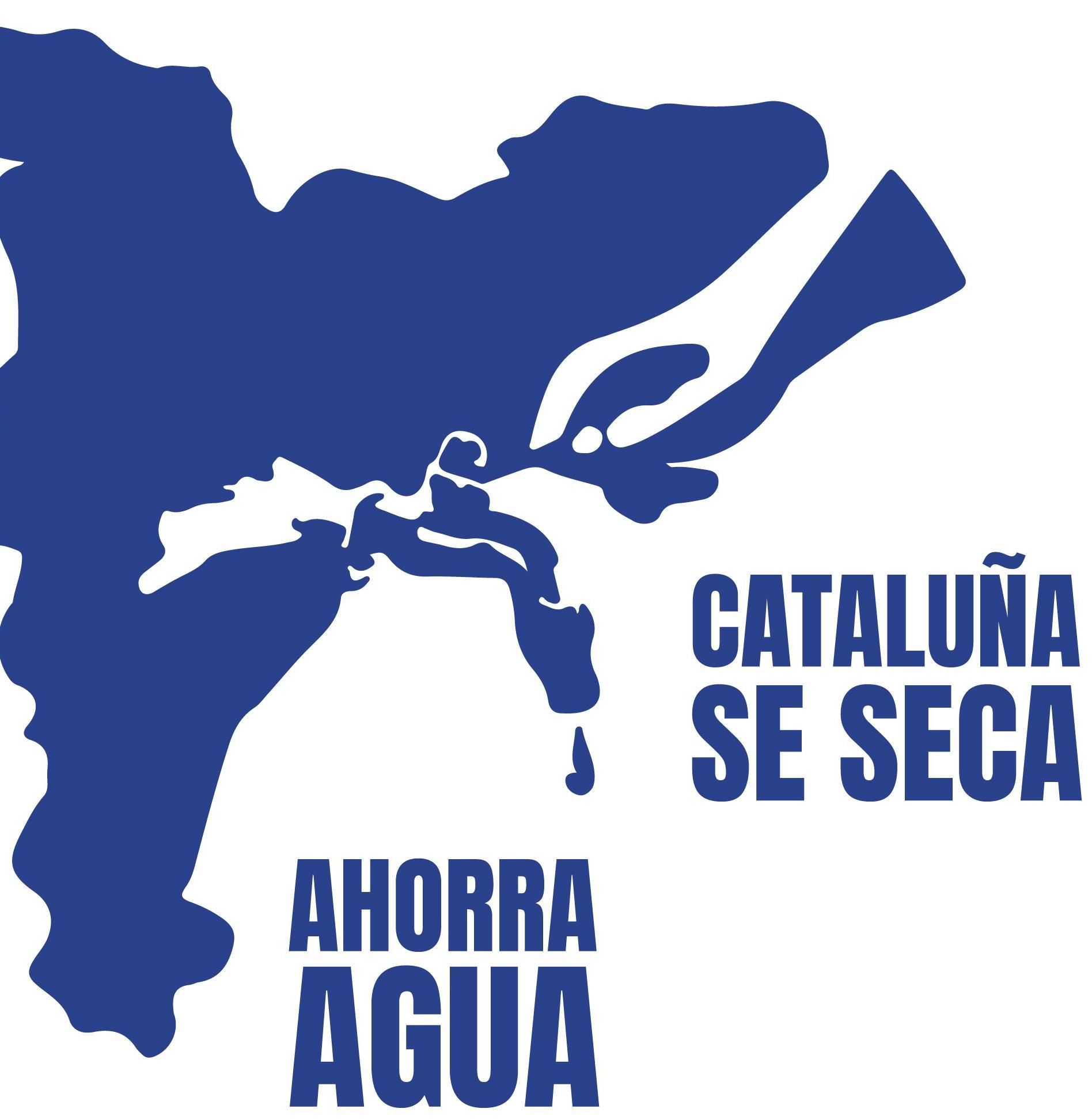 Carteles Sequía Cataluña