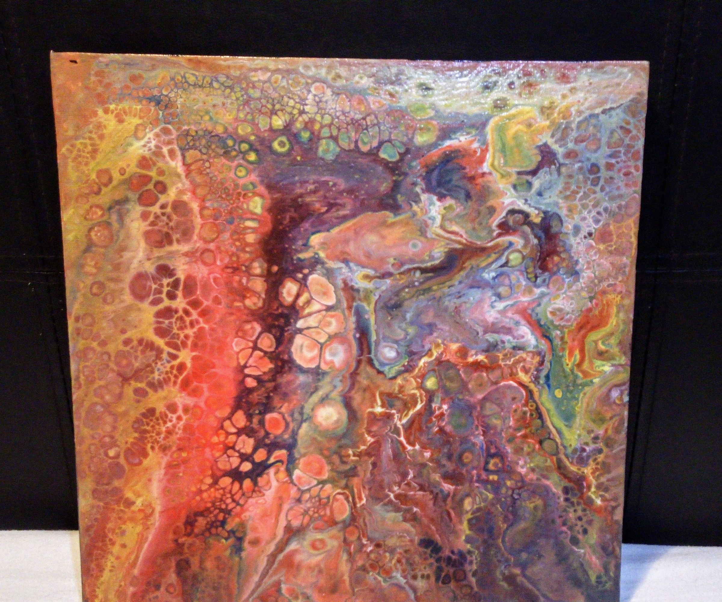 Acrylic Pour Painting - on a Budget