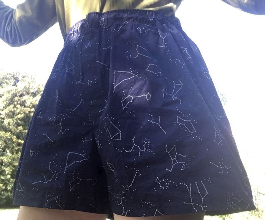 Girls Shorts Made From Boxers
