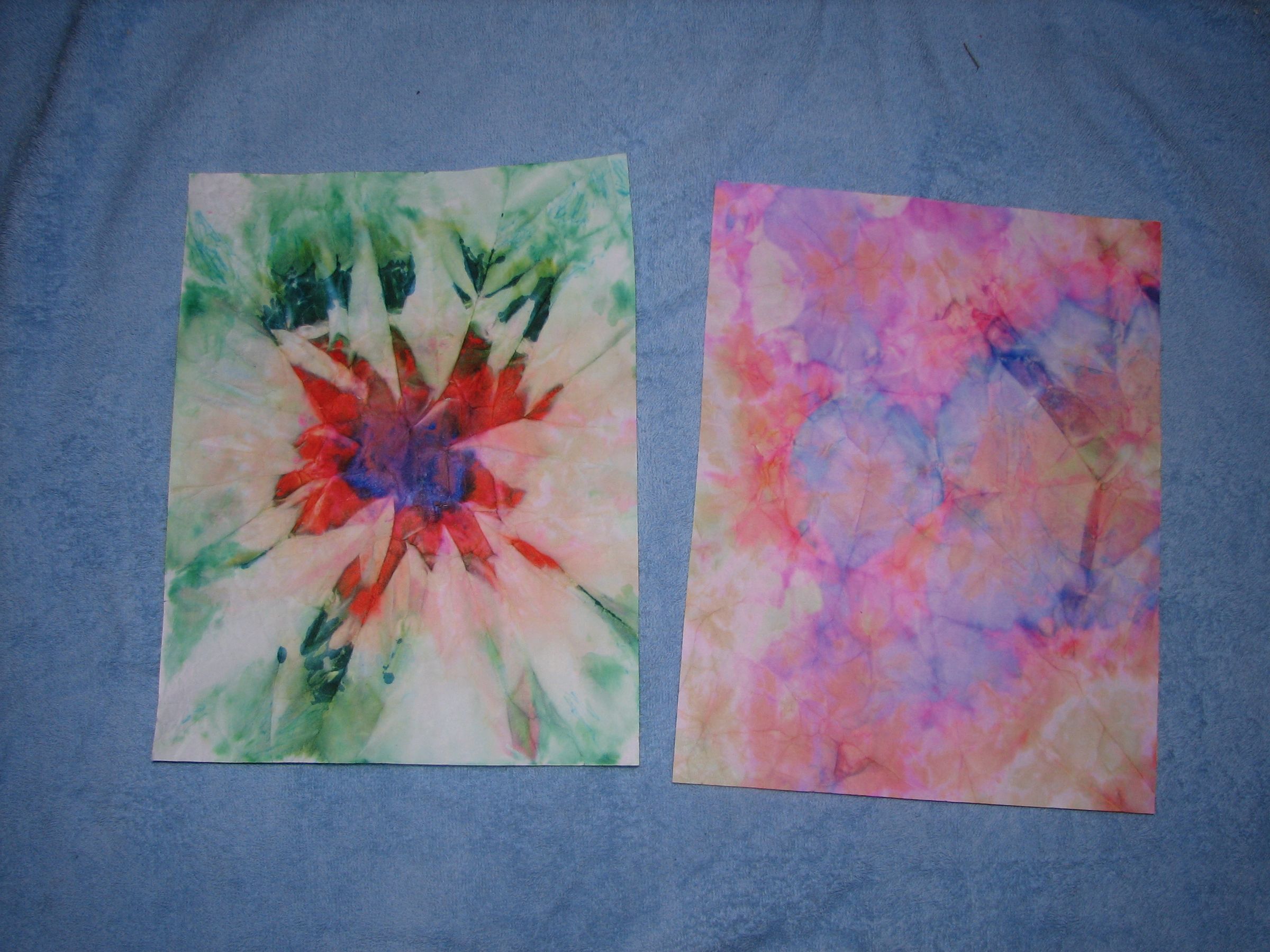 Tie-Dye Paper