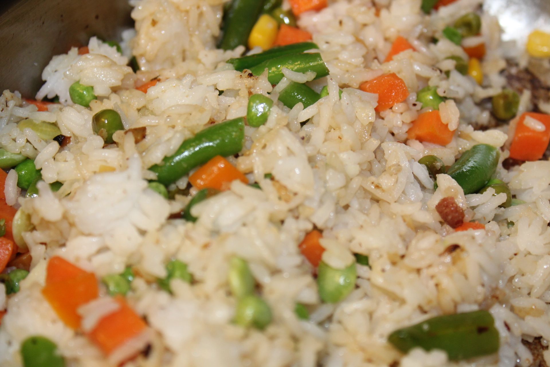 Bacon and Spam Fried Rice 7 Steps Instructables