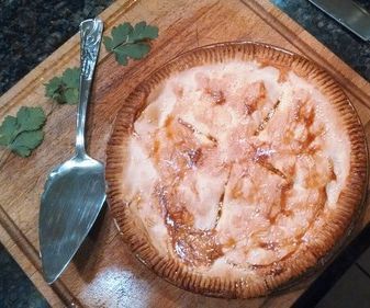 Red Thai Coconut Chicken Pie