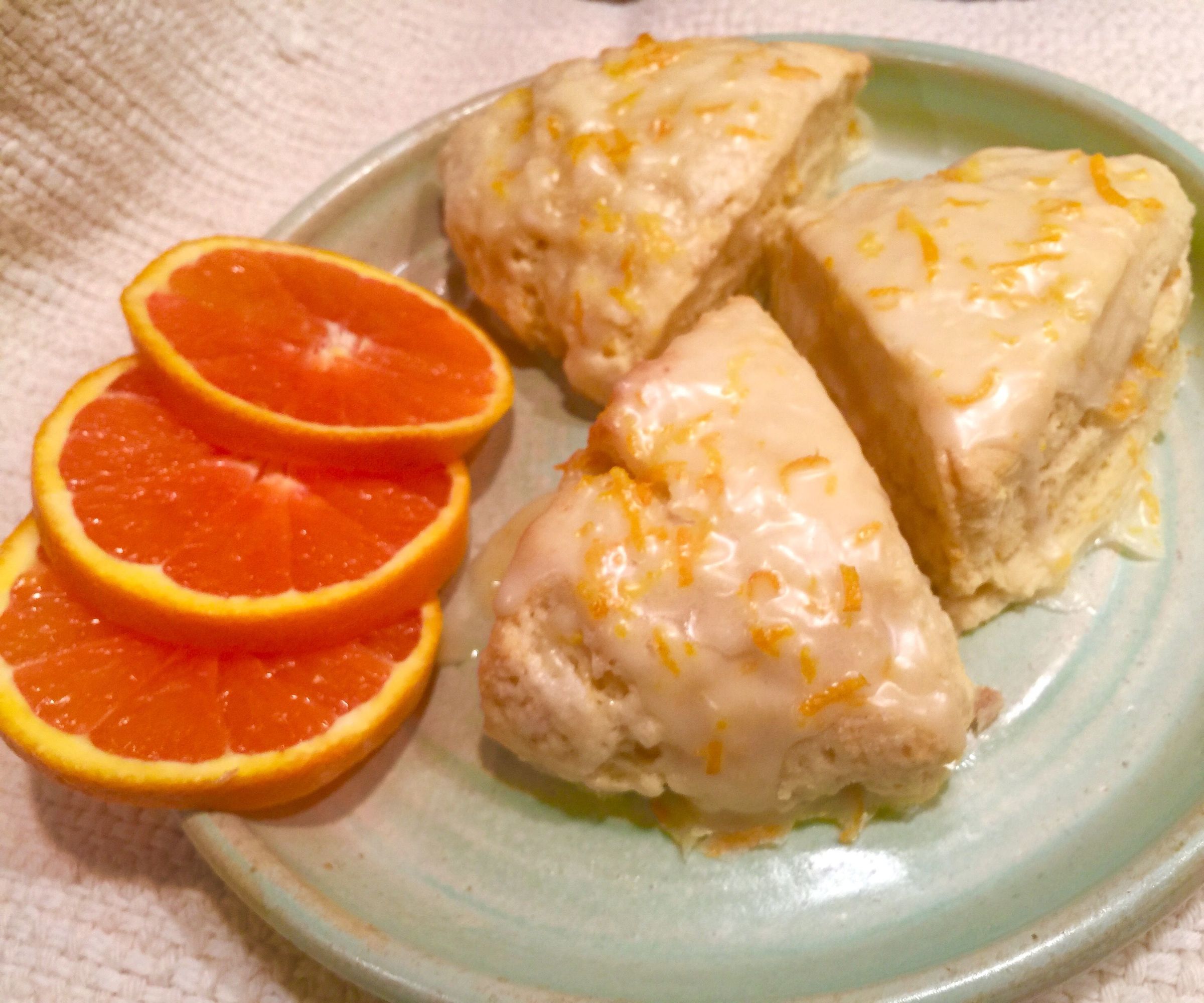 Orange Blossom Scones