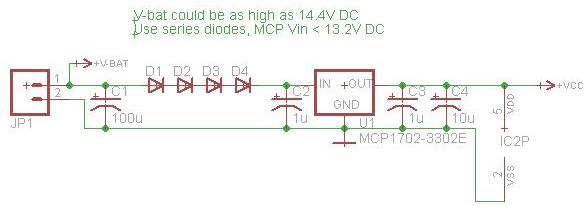 Schematic Overview 1 - Power Supply