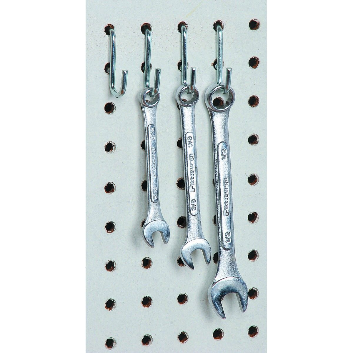 Keeping Pegboard Hooks From Falling Out When Removing Tools 