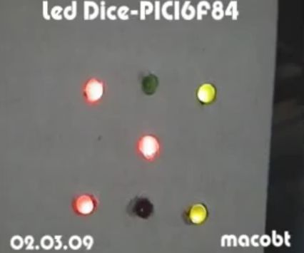 Led Dice PIC16F84