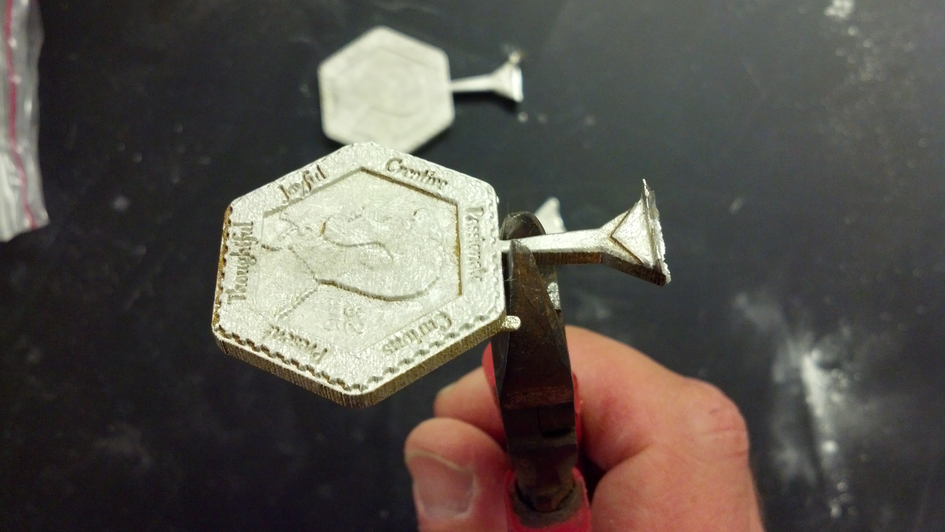 Pewter Cast Coins From Laser Cut Molds 6 Steps (with Pictures