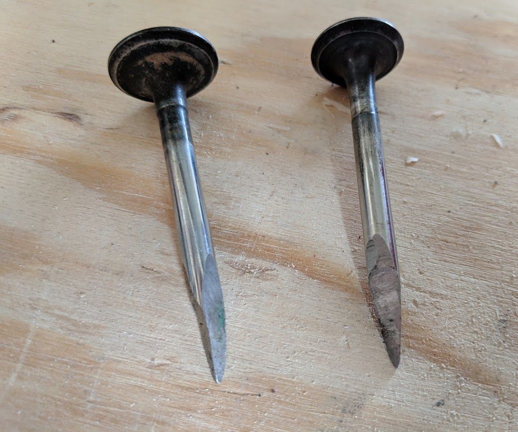 Custom Scrapers and Chisels From Car Valves