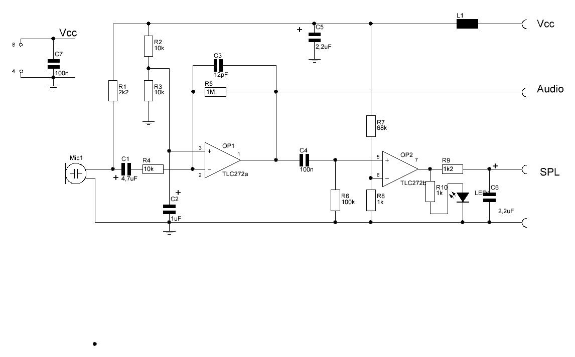 Sound Pressure Sensor and Mike Pre-amp for Arduino