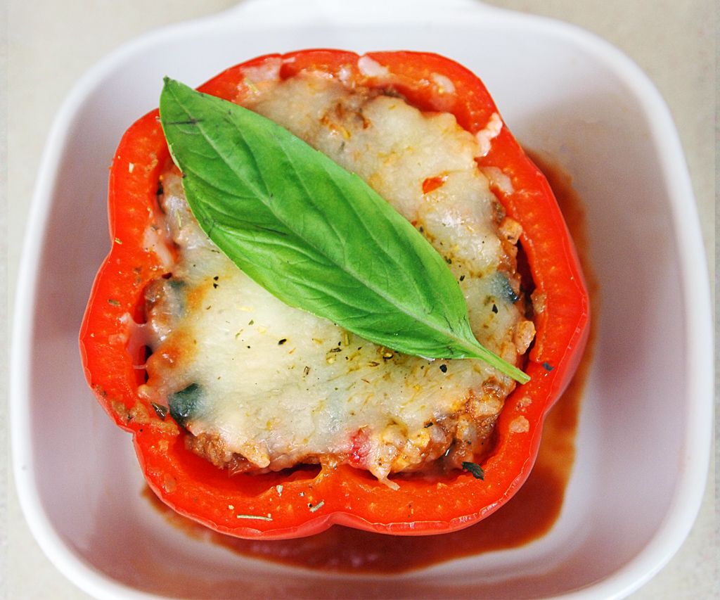 Delicious Stuffed Peppers With Basil