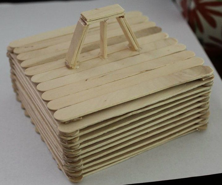 Popsicle Stick Box