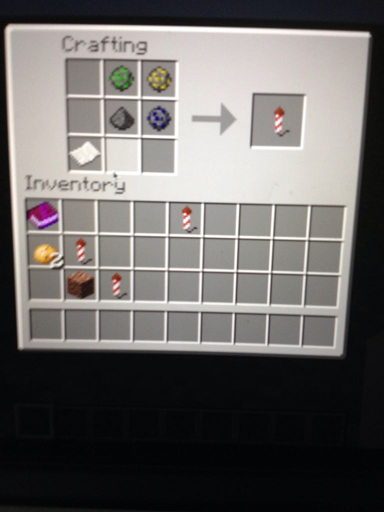 Firework Chart Minecraft How To Make Fireworks In Minecraft Color