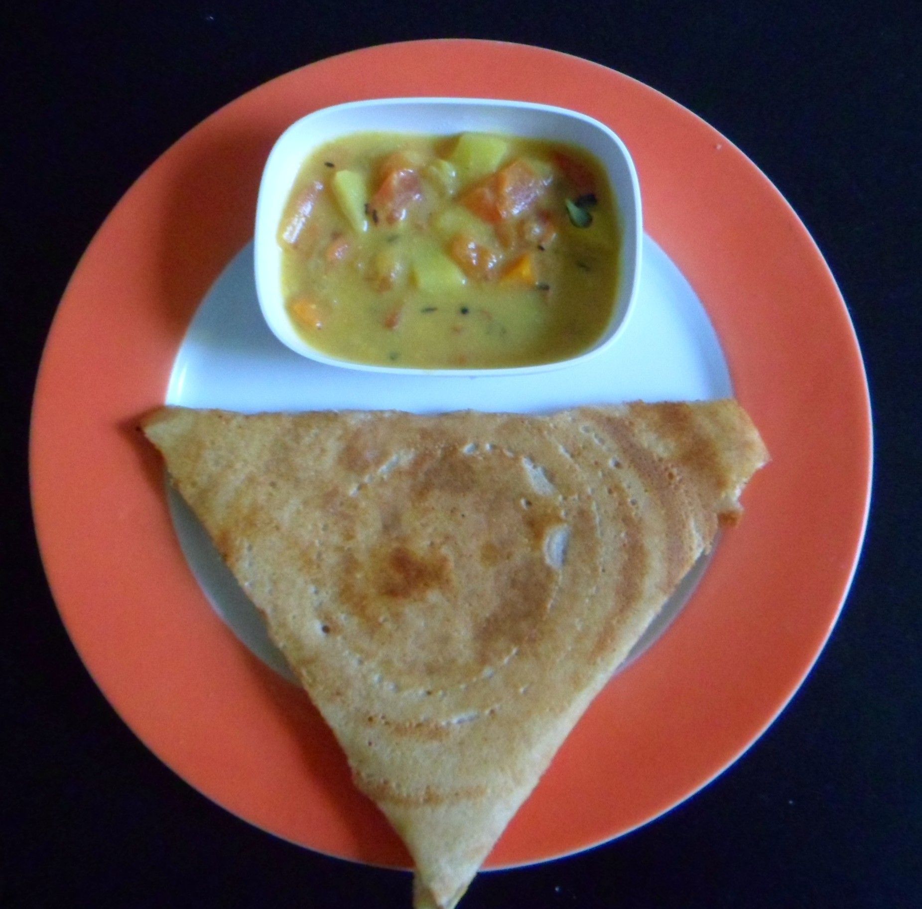 Semolina Black Gram DOSA