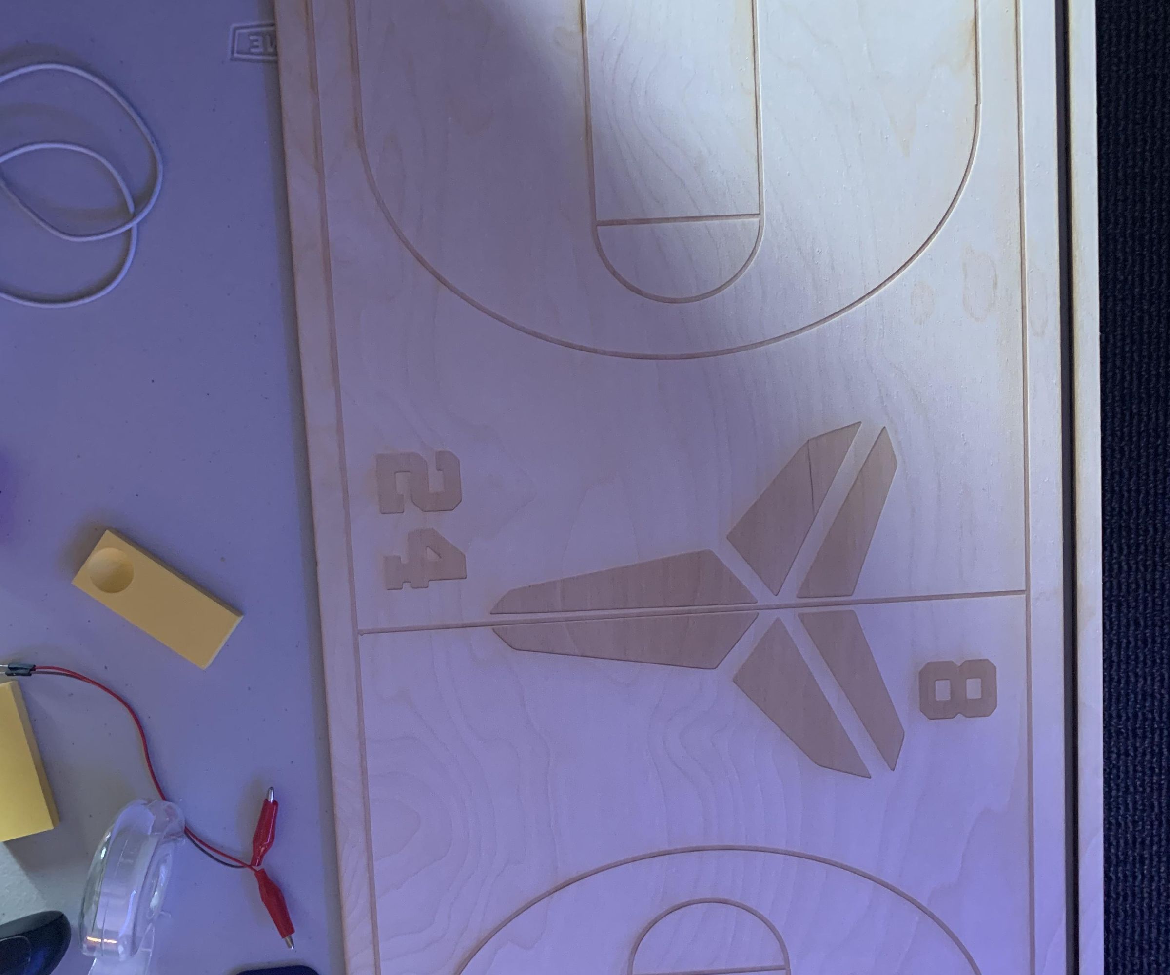 Miniature Basketball Court (Kobe Themed)