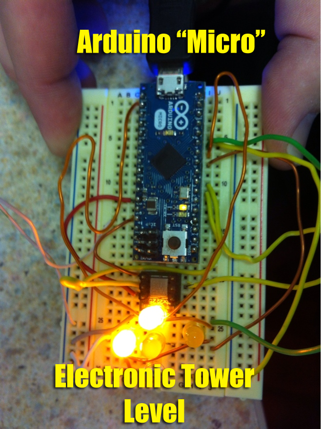 "Arduino Micro" Camera Tower Level