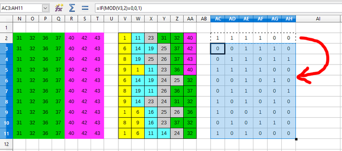 Copy the Formula Down to the Bottom