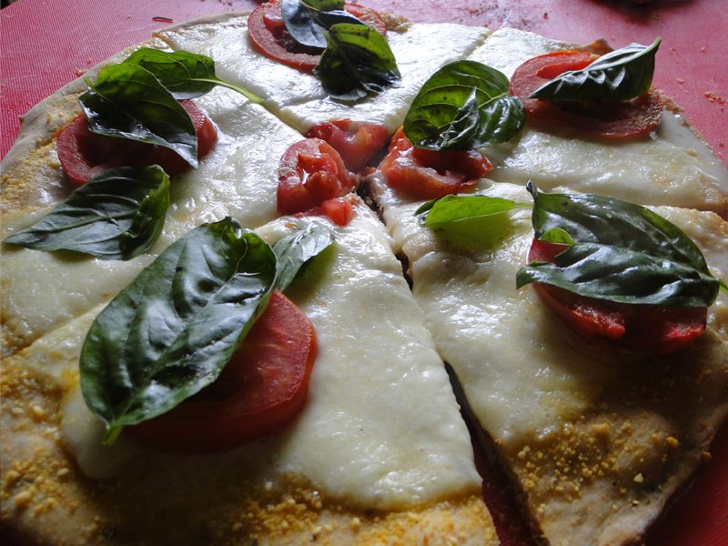 Grilled Capresse Pizza