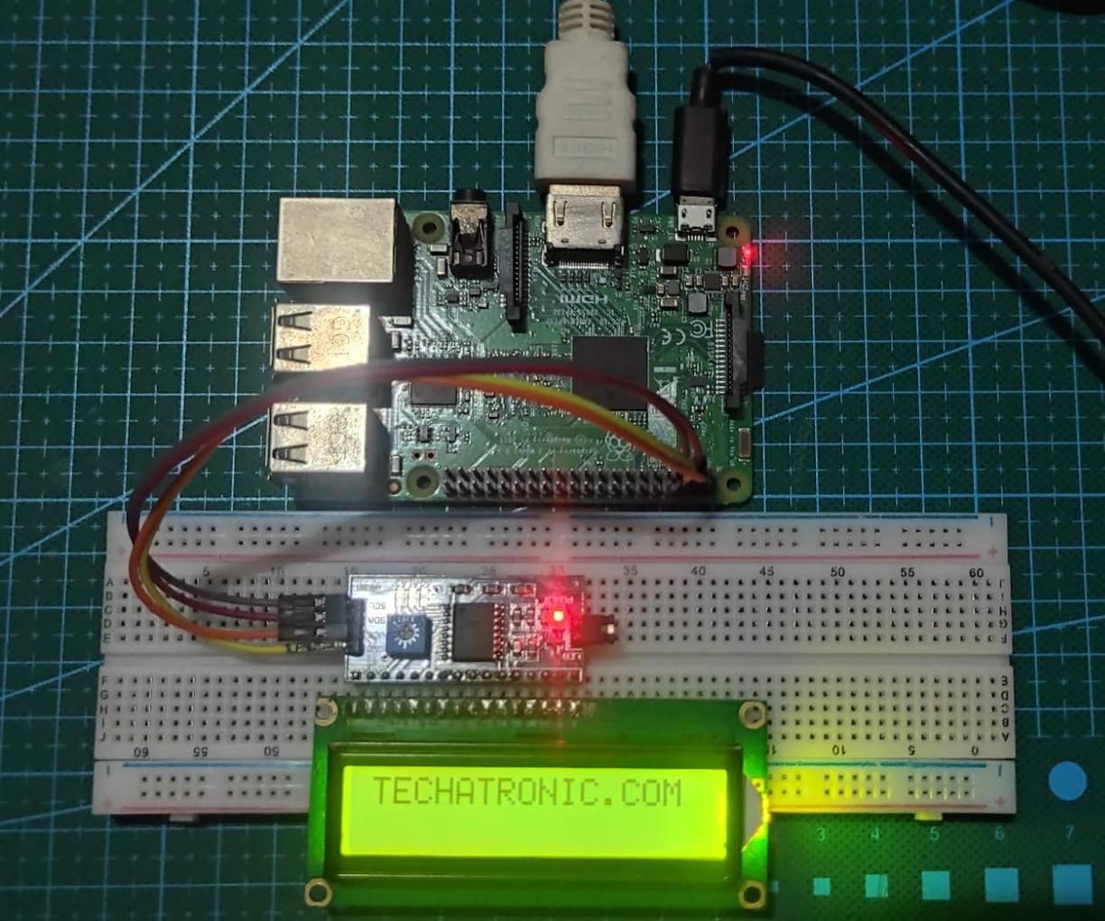 16x2 I2C LCD With Raspberry Pi