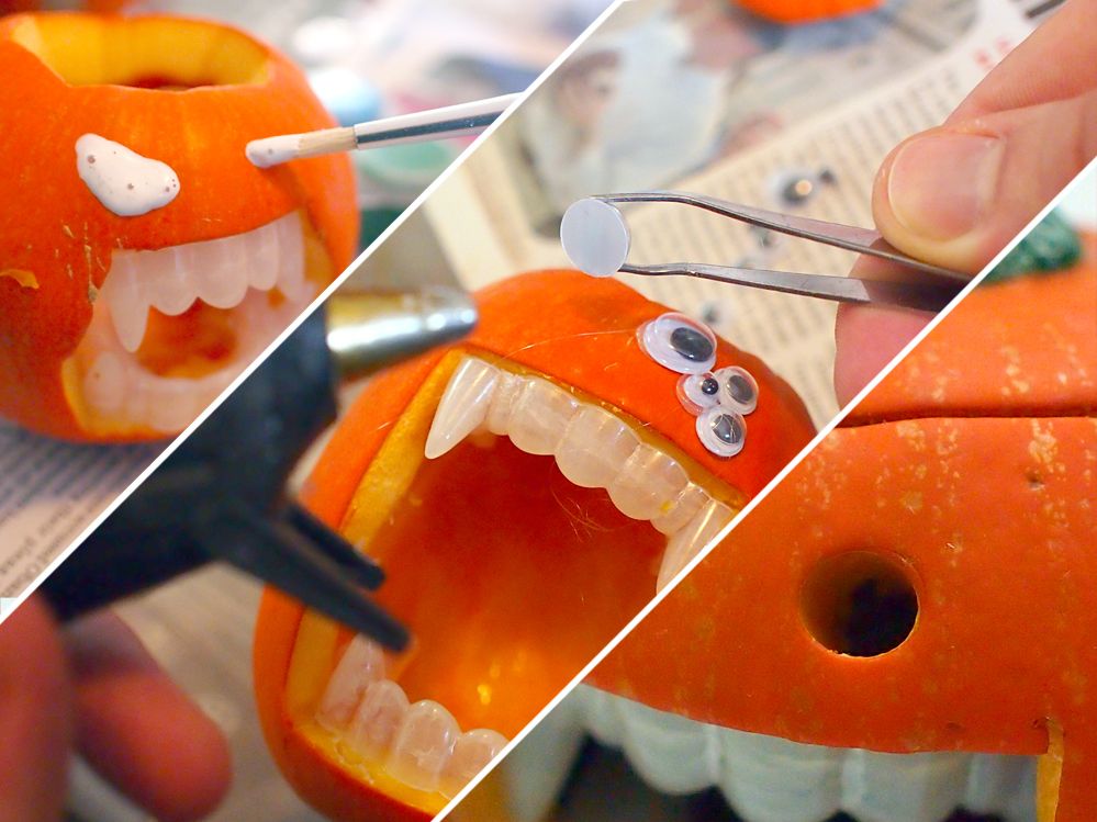 Vampire Teeth Pumpkin Stencils