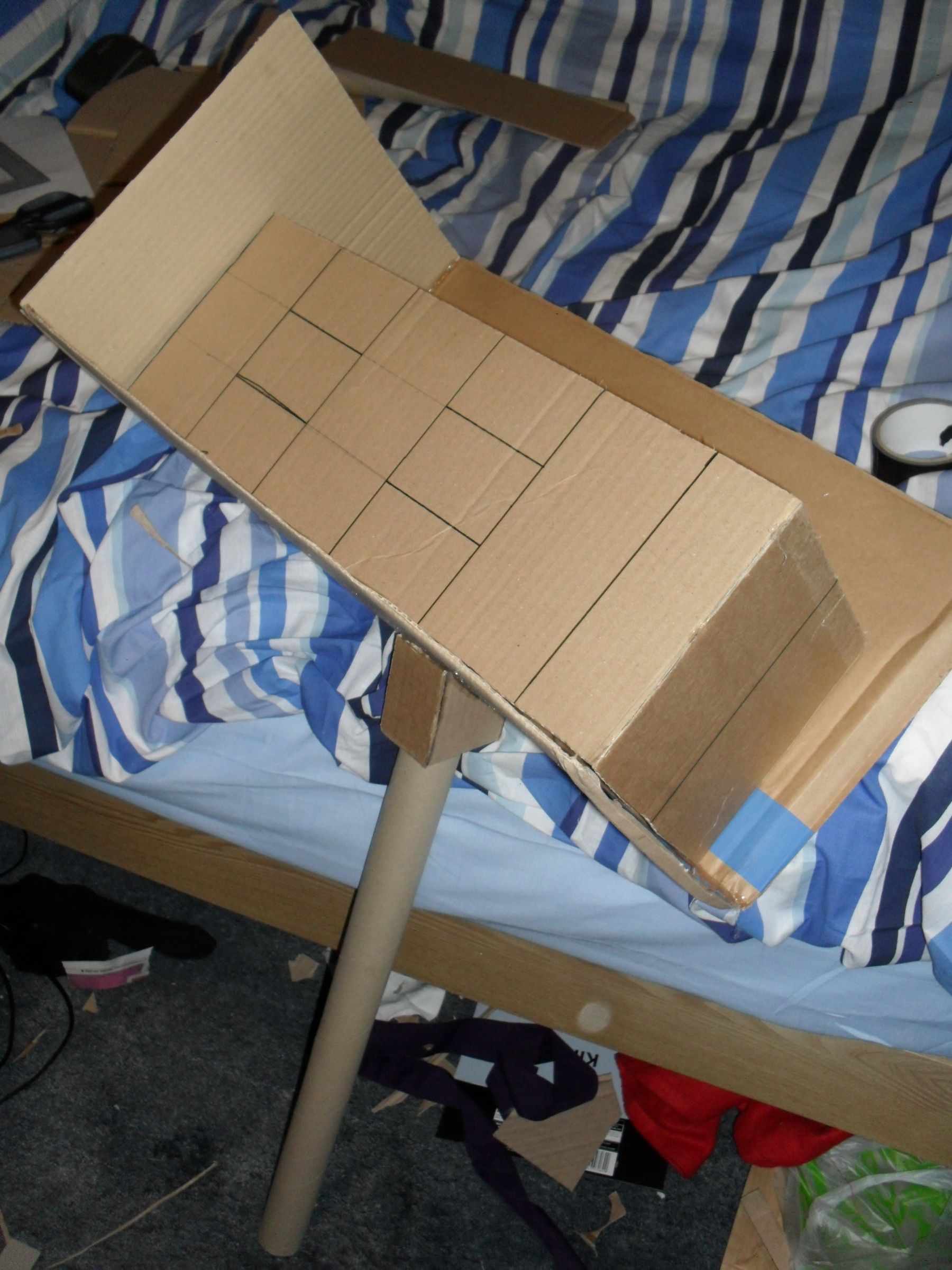 Cardboard Props: How to Make a Builders Hod
