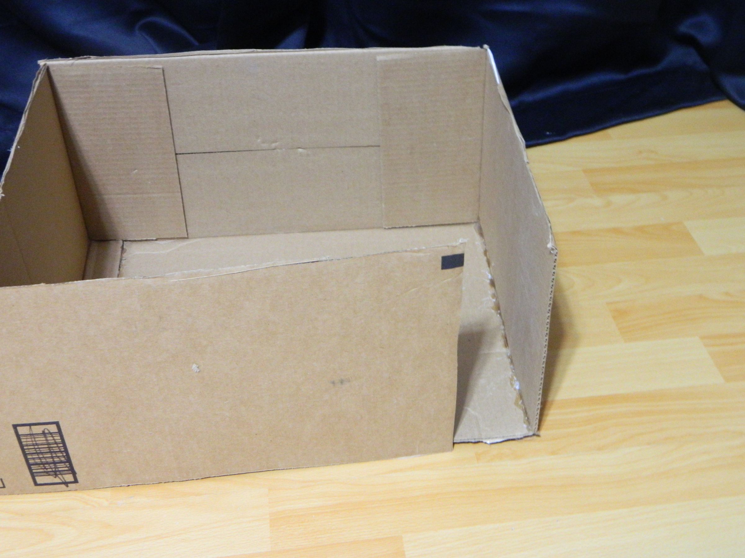 DIY Cardboard Nightstand 9 Steps Instructables