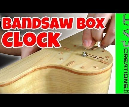 Bandsaw Box Clock With Hidden Storage