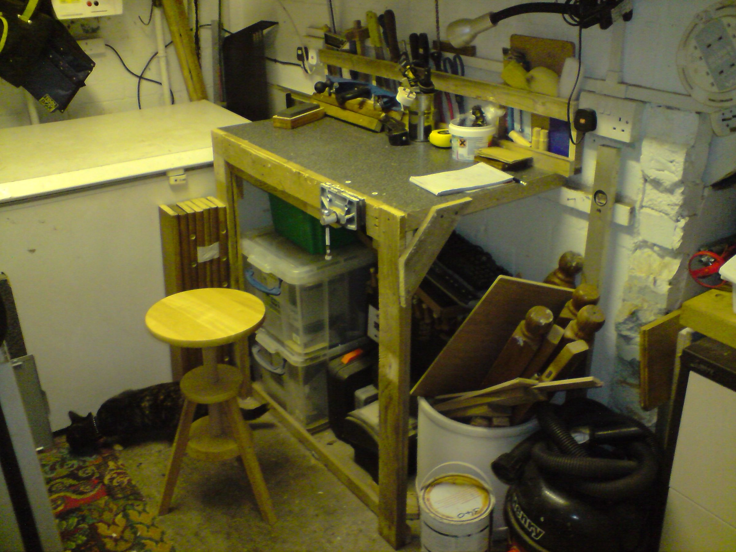 My Little Workshop/Utility Room/Cathouse.