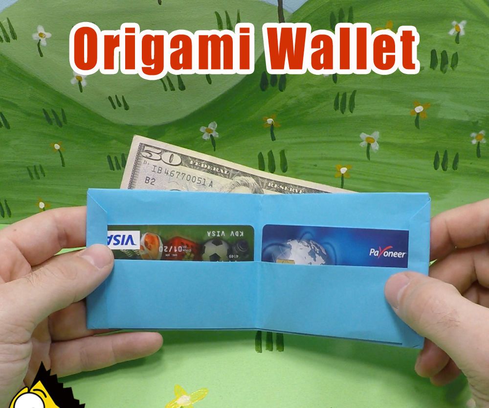 How to Make an Easy Paper Wallet - Origami BEST #origami