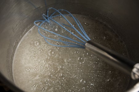 Caramel Sauce: Melt the Sugar