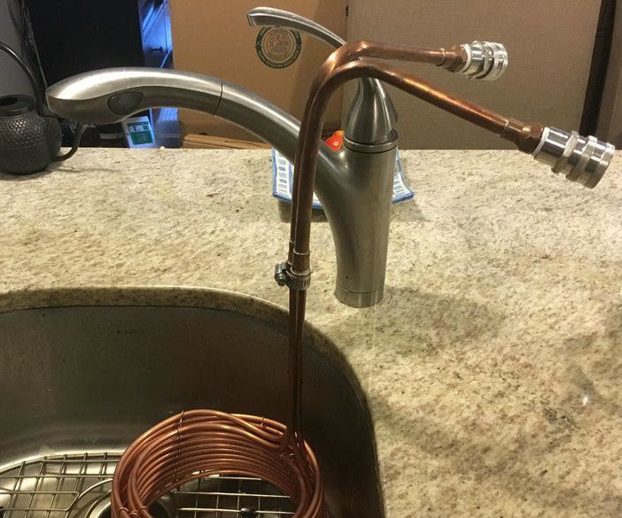 Hook Up a Wort-Chiller to an Apartment Kitchen Sink