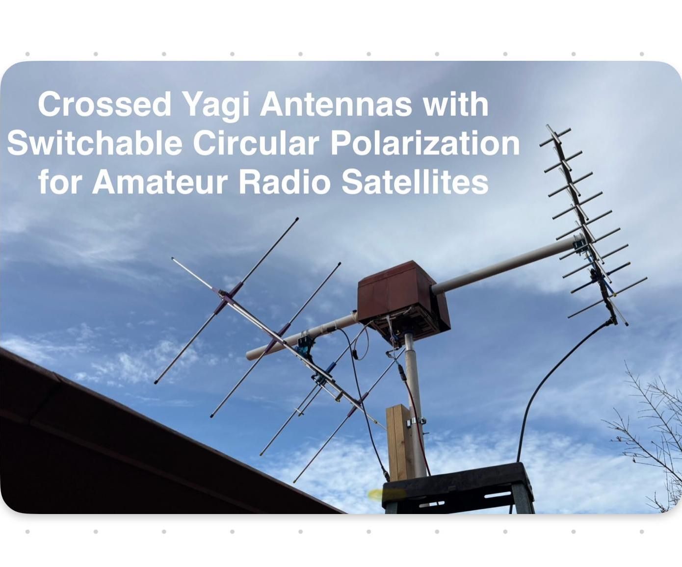 Satellite Antennas for Ham Radio With Switchable Circular Polarization