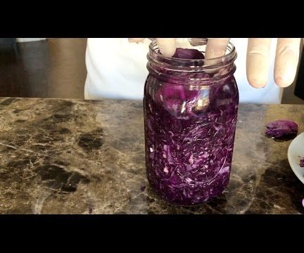Lacto-Fermented Garlic Sauerkraut Recipe in Just 10 Minutes