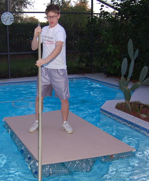 How To Make A Raft With Plastic Bottles
