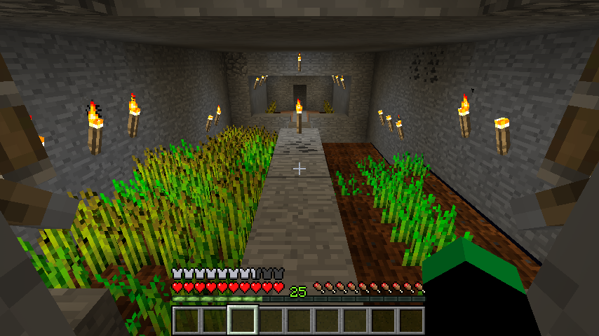 Farm Collection System Minecraft Semiautomatic Farm for Minecraft. : 6 Steps - Instructables