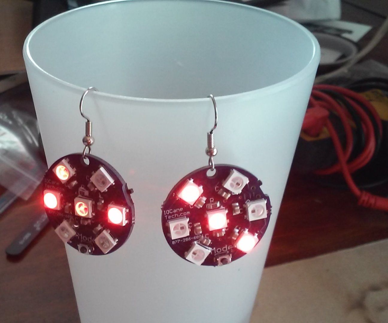 Electronic All Seasons, All Holidays, LED Earrings