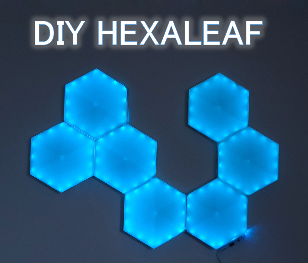 Easy DIY Hexaleaf/Nanoleaf LED-Panel : 8 Steps - Instructables