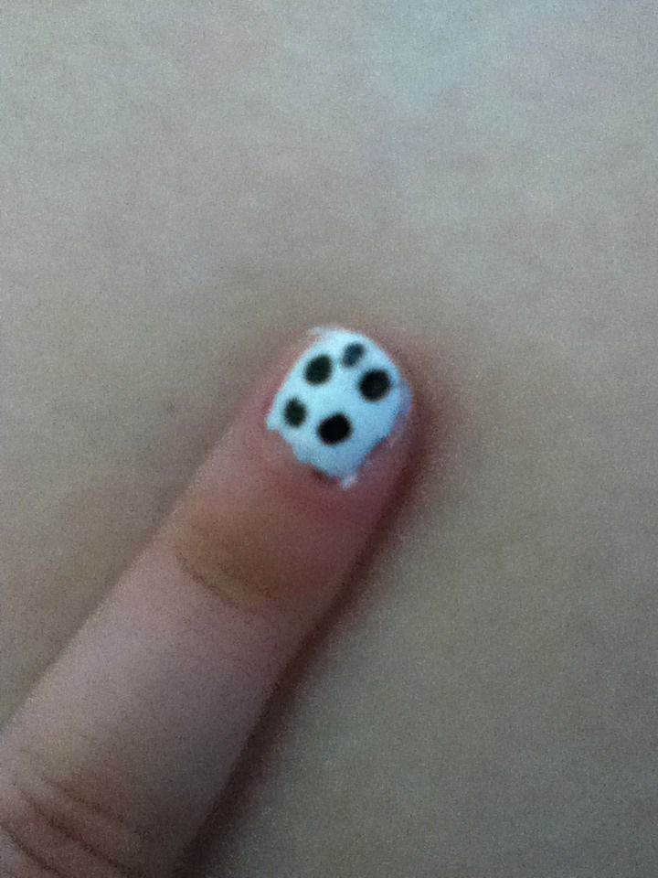 Home Made Dalmatian Nails