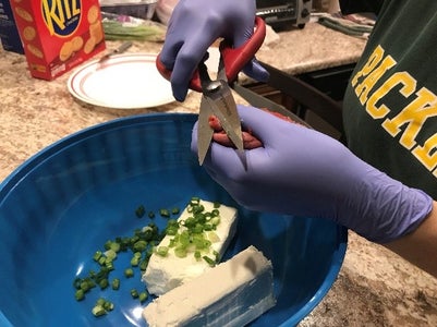 Cut All Beef Into ¼ to ½ Inch Sections Into Bowl 