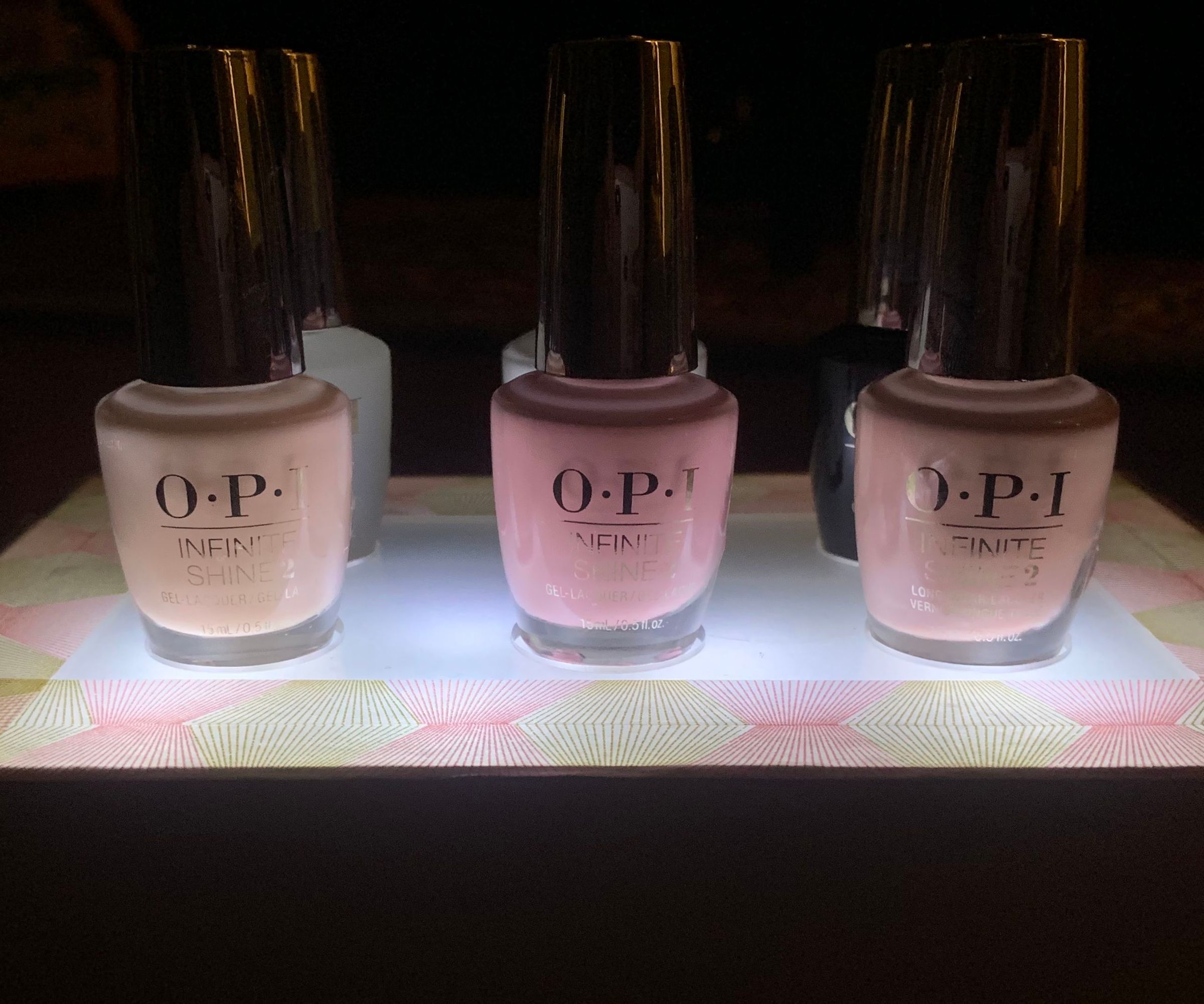 Glowing Nail Polish Stand