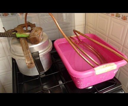 Distillation Process Lavender Oil Steam Extraction Separation Pressure Cooker Still for £10 Part 2 