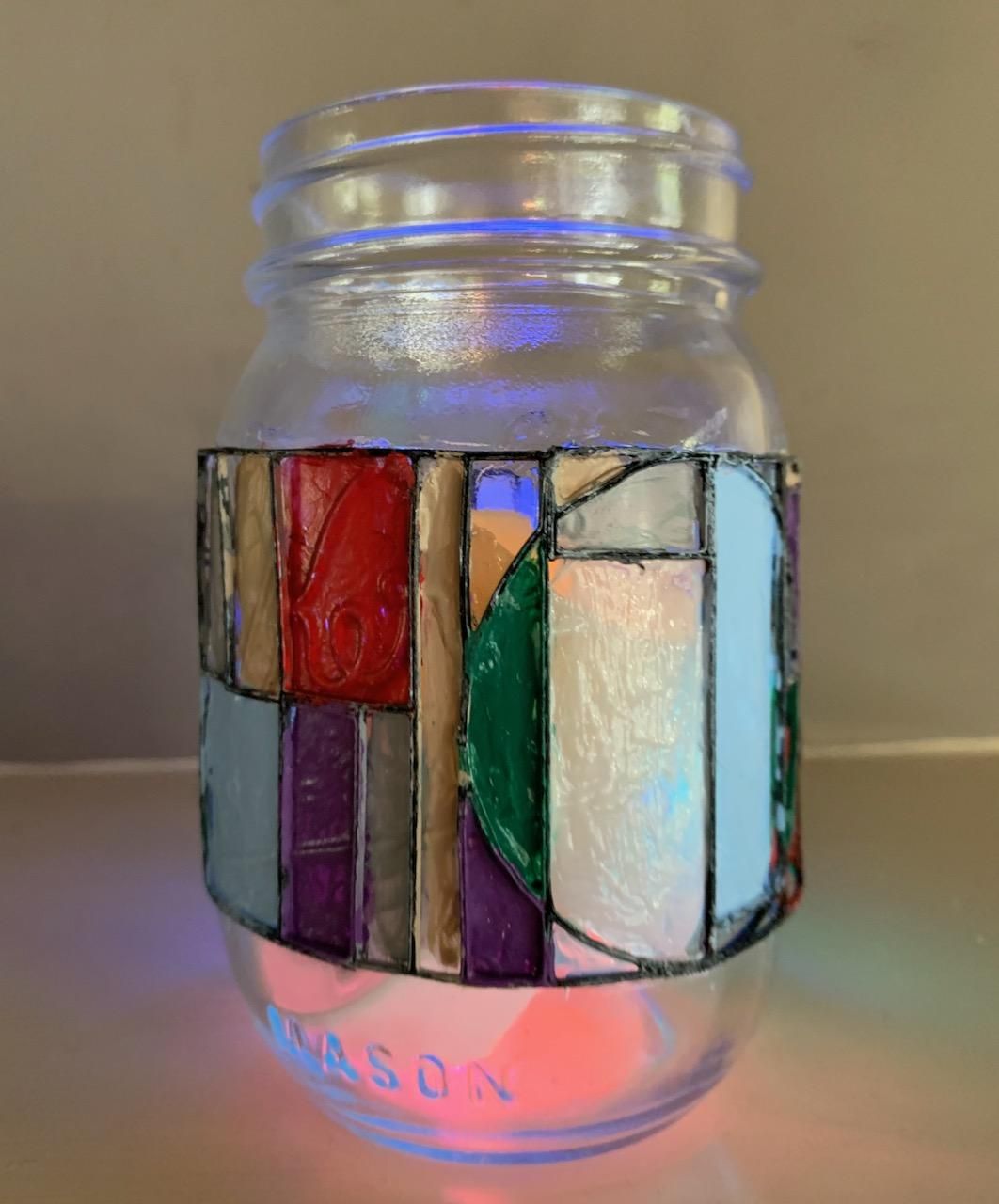 The Stained Glass Mason Jar 4 Steps (with Pictures) Instructables
