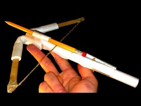 How to Make a Paper Crossbow?!